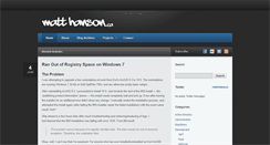 Desktop Screenshot of matthanson.ca